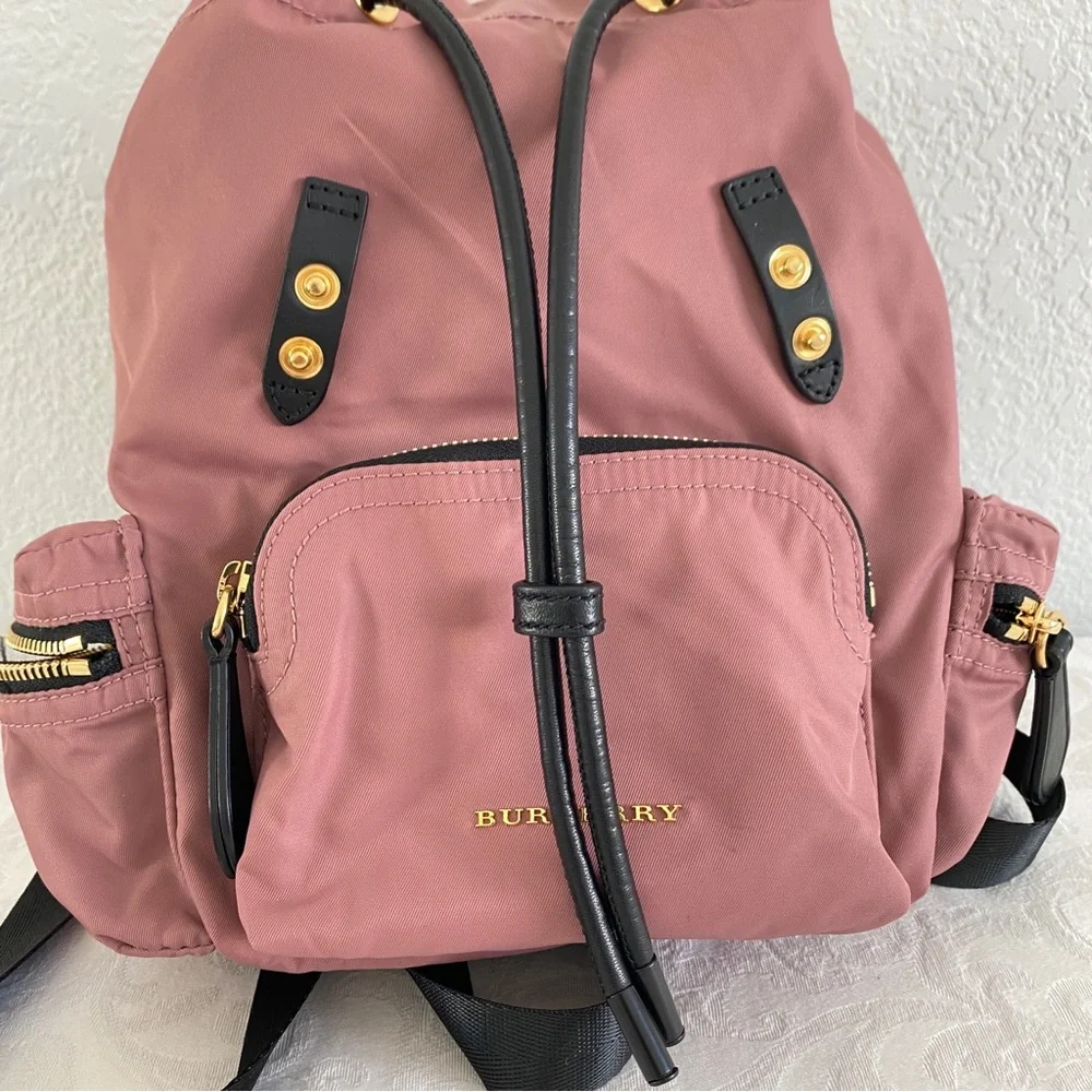 Burberry small Pink nylon Backpack